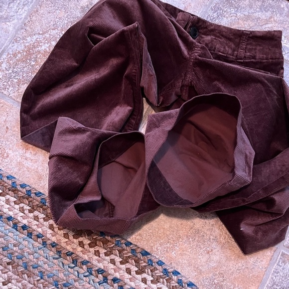 Anthropologie x Maeve Colette Wide-Leg Full Length Corduroy Pants Brown 30 NWT - Picture 12 of 13